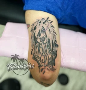 anime blackwork tattoo tattoopia denham springs