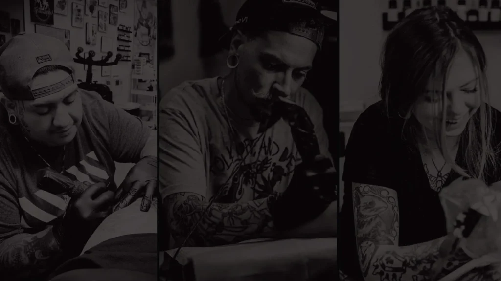 tattootopia tattoo studio denham springs artist collage hero