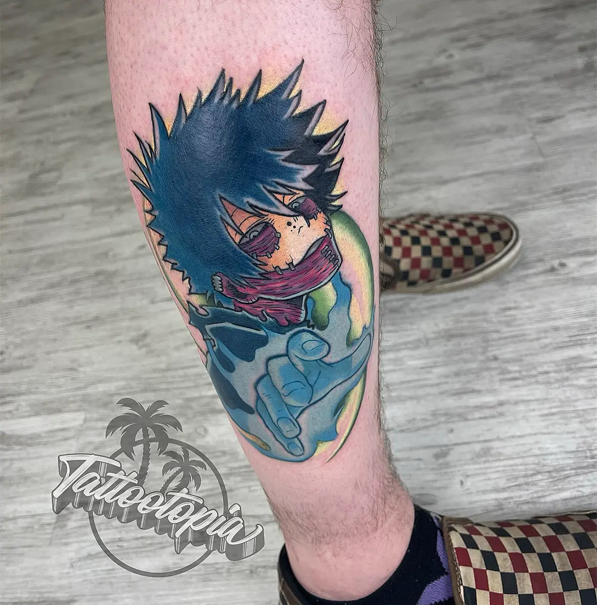 dabi from my hero academia tattoo by cory veron