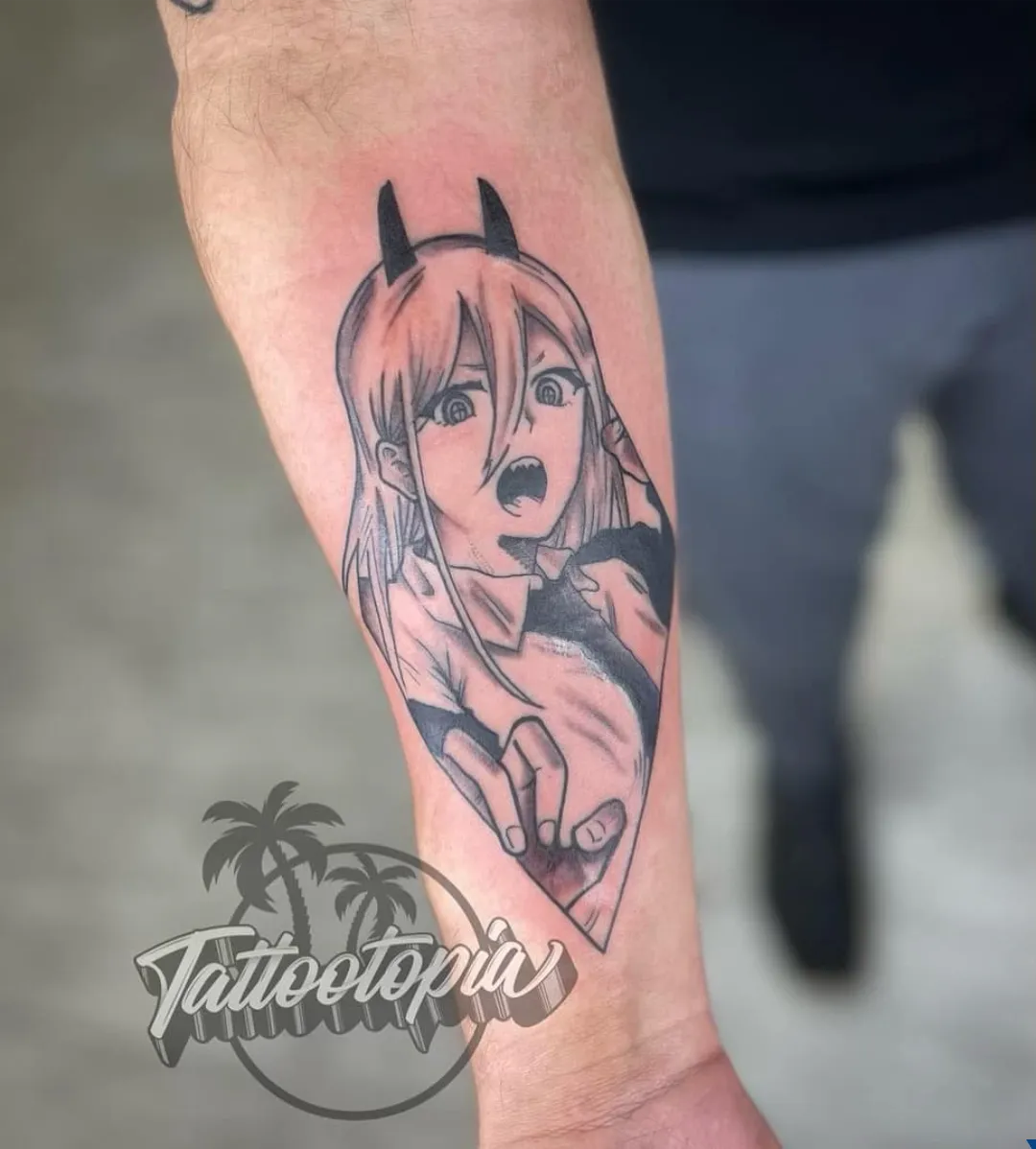 anime ichigo hollow bleach dotwork arm tattoo cory veron tattootopia