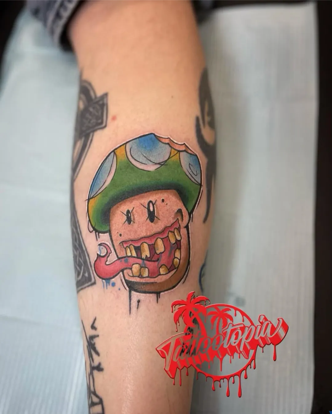 anime toji fushiguro jujutsu kaisen dotwork arm tattoo cory veron tattootopia