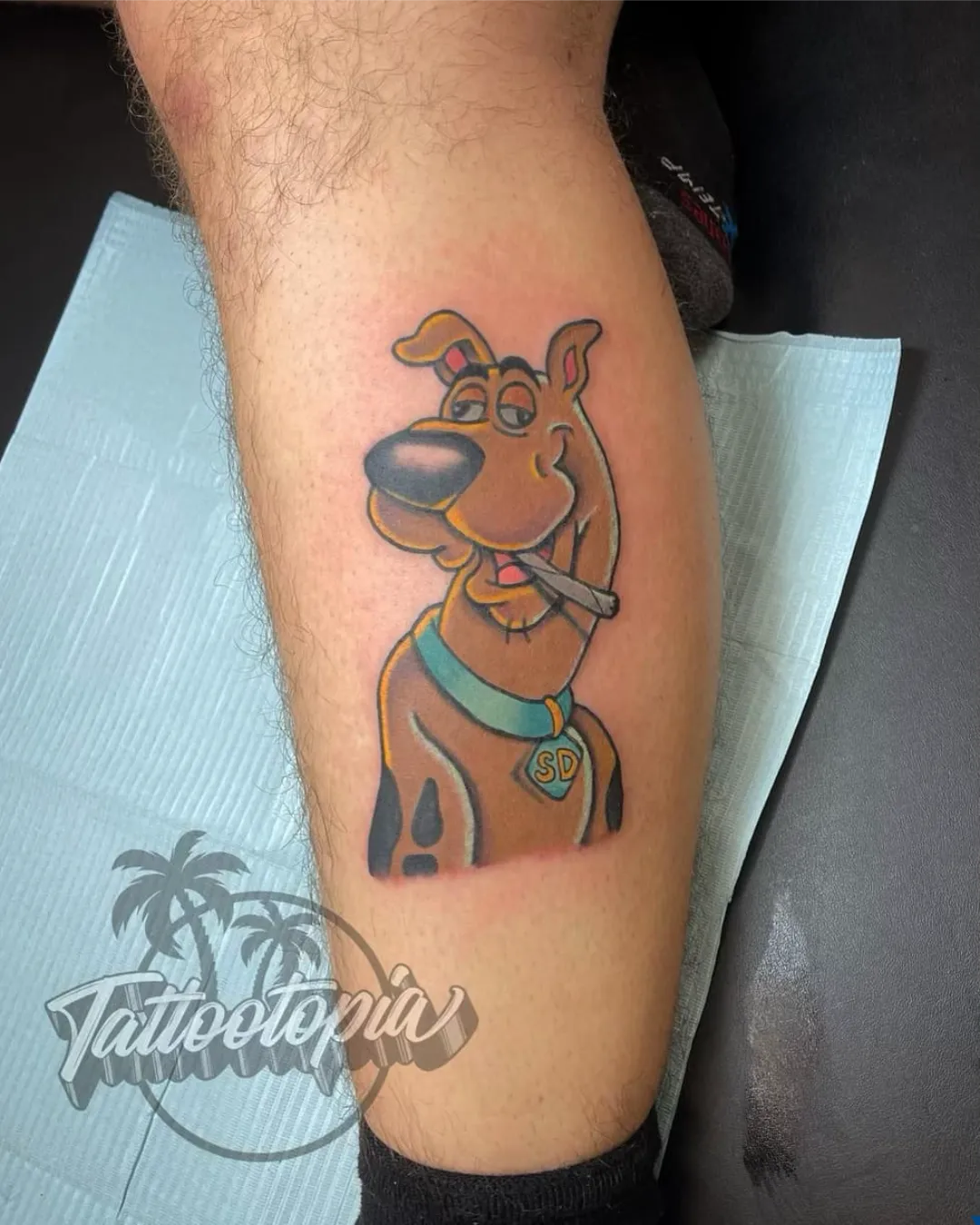 anime yuta and rika jujutsu kaisen dotwork arm tattoo cory veron tattootopia