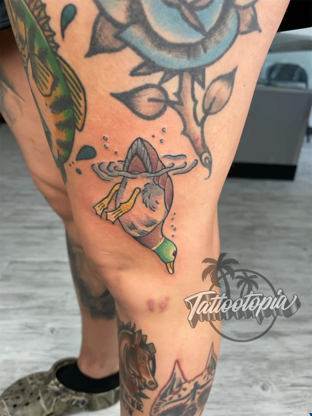 black and gray floral cover up shoulder tattoo cory veron tattootopia