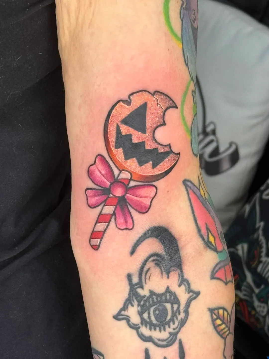 black and gray realistic woman portrait forearm tattoo cory veron tattootopia