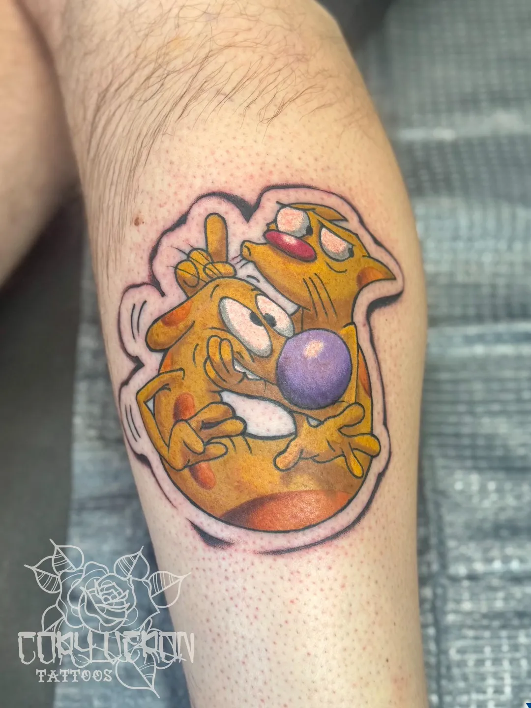 black and gray woman portrait lion headdress sleeve v7 arm tattoo cory veron tattootopia