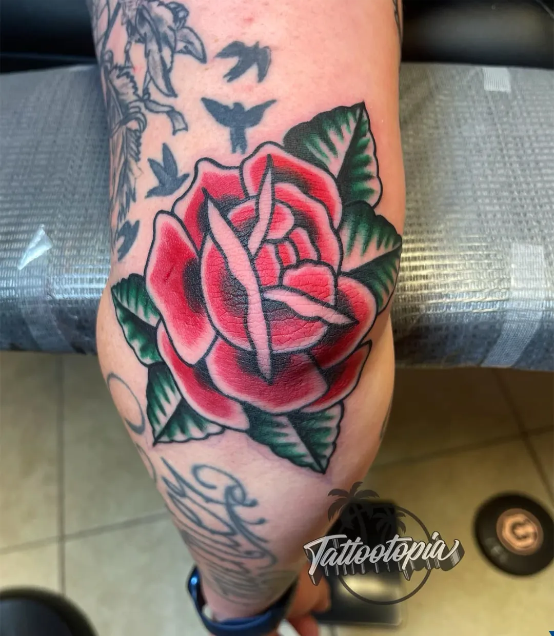 fine line moth flowers well be alright arm tattoo cory veron tattootopia