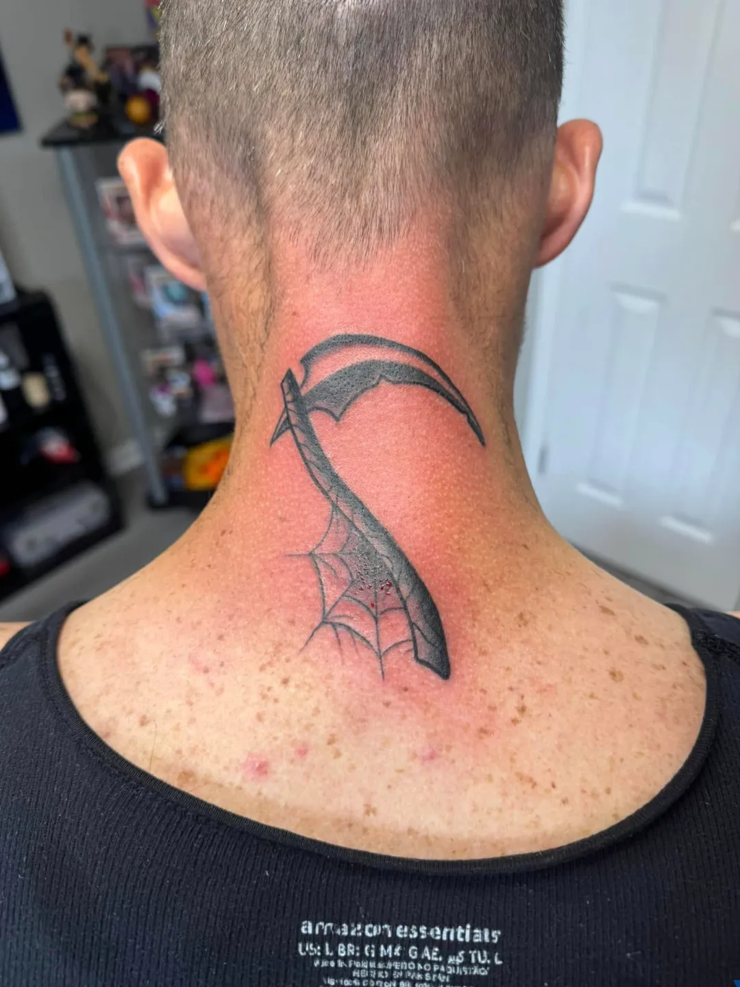 traditional color moth ankle tattoo cory veron tattootopia