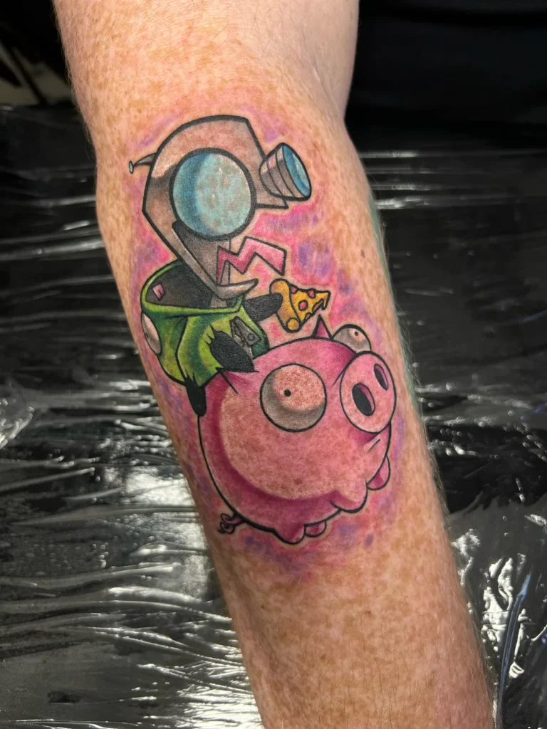 color cartoon potion forearm tattoo jeff thibodaux tattootopia